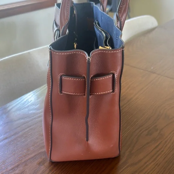 Fossil Tan Leather Handbag - Picture 4 of 6